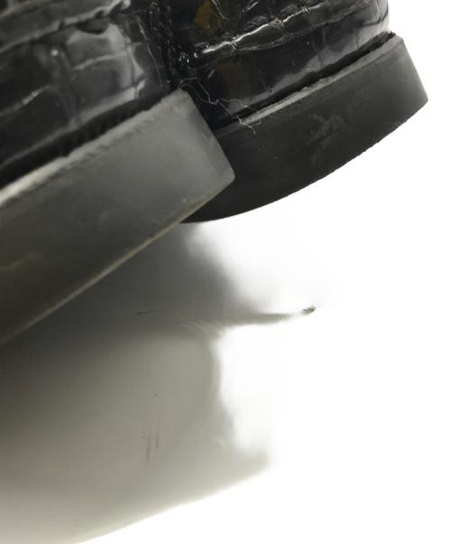 PARABOOT（パラブーツ）PARABOOT (パラブーツ) BEAMS (ビームス) CORSICA クロコ ブラック サイズ:7 1/2の古着・服飾アイテム