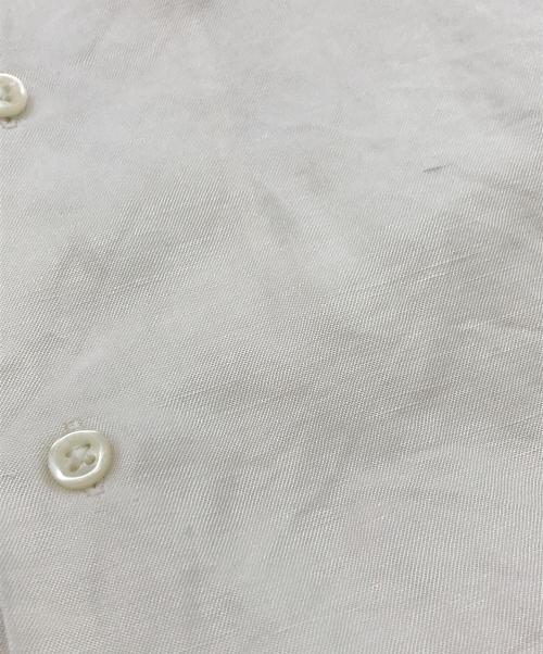 POLO RALPH LAUREN（ポロ・ラルフローレン）POLO RALPH LAUREN (ポロ・ラルフローレン) 90s CALDWELL シルクリネンループカラーシャツ アイボリー サイズ:Lの古着・服飾アイテム