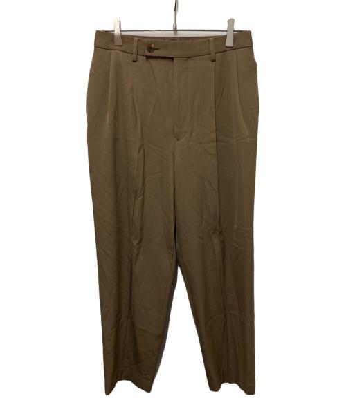 AURALEE（オーラリー）AURALEE (オーラリー) LIGHT WOOL MAX GABARDINE スラックスパンツ ブラウン サイズ:2の古着・服飾アイテム