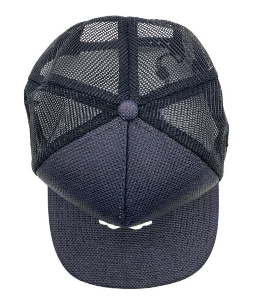 New Era（ニューエラ）New Era (ニューエラ) KITH (キス) Raffia Capsメッシュキャップ ネイビーの古着・服飾アイテム