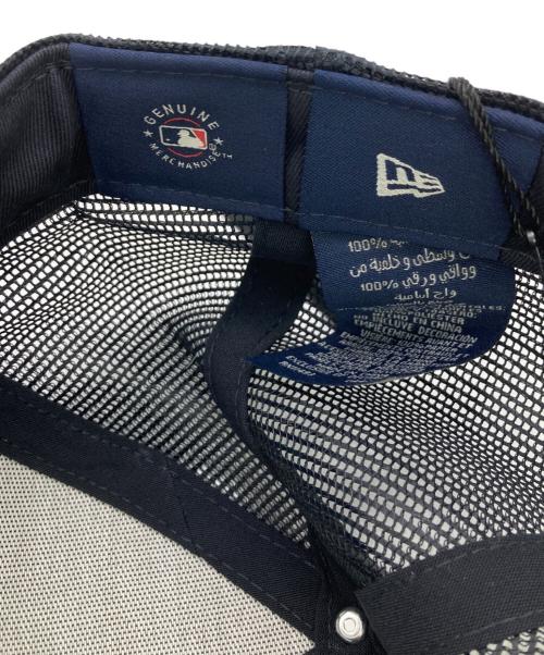 New Era（ニューエラ）New Era (ニューエラ) KITH (キス) Raffia Capsメッシュキャップ ネイビーの古着・服飾アイテム