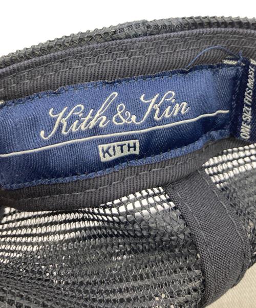 New Era（ニューエラ）New Era (ニューエラ) KITH (キス) Raffia Capsメッシュキャップ ネイビーの古着・服飾アイテム