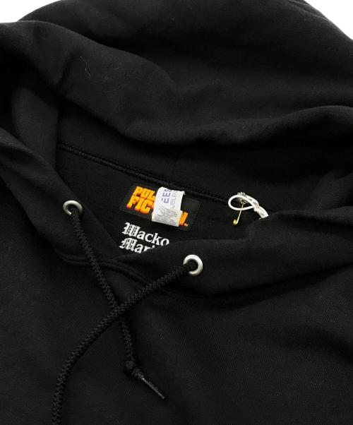 WACKO MARIA（ワコマリア）WACKO MARIA (ワコマリア) PULP FICTION (パルプフィクション) PULLOVER HOODED SWEAT SHIRT ブラック サイズ:Mの古着・服飾アイテム