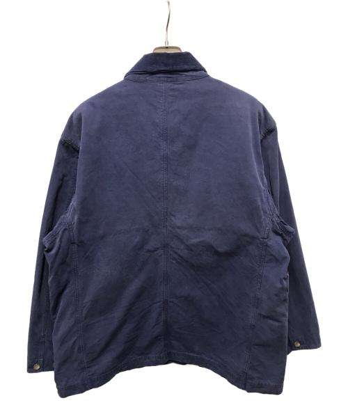 POLO RALPH LAUREN（ポロ・ラルフローレン）POLO RALPH LAUREN (ポロ・ラルフローレン) 80s-90s コーデュロイカラーハンティングジャケット ネイビー サイズ:Lの古着・服飾アイテム