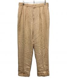 POLO RALPH LAUREN（ポロ・ラルフローレン）の古着「80s-90s 2タックミックススラックス」｜ベージュ