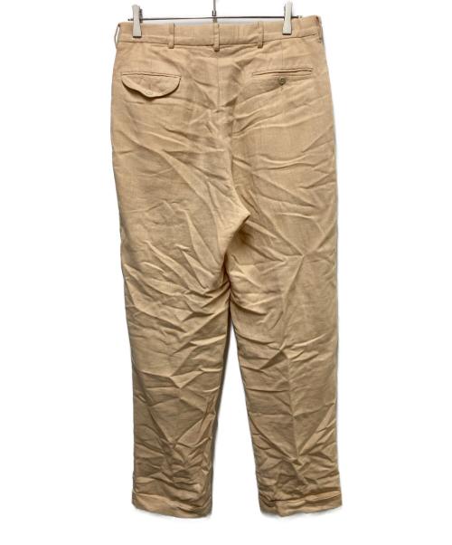 POLO RALPH LAUREN（ポロ・ラルフローレン）POLO RALPH LAUREN (ポロ・ラルフローレン) 80s-90s 2タックミックススラックス ベージュ サイズ:ーの古着・服飾アイテム