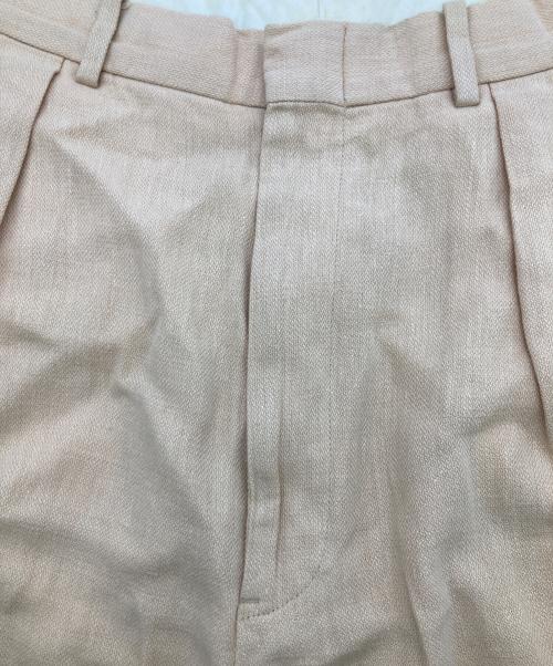 POLO RALPH LAUREN（ポロ・ラルフローレン）POLO RALPH LAUREN (ポロ・ラルフローレン) 80s-90s 2タックミックススラックス ベージュ サイズ:ーの古着・服飾アイテム