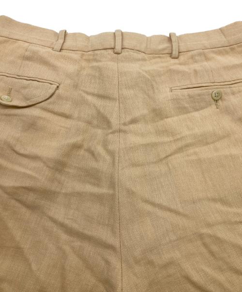POLO RALPH LAUREN（ポロ・ラルフローレン）POLO RALPH LAUREN (ポロ・ラルフローレン) 80s-90s 2タックミックススラックス ベージュ サイズ:ーの古着・服飾アイテム