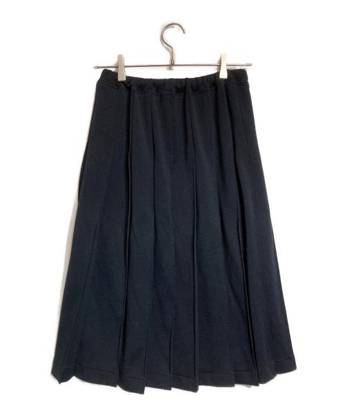 COMME des GARCONS（コムデギャルソン）COMME des GARCONS (コムデギャルソン) ジャージープリーツスカート ブラック サイズ:Mの古着・服飾アイテム