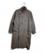 Edwina Horlエドウィナ ホール）の古着「ツイードモーターサイクルコート」｜グレー