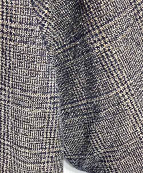 Edwina Horl（エドウィナ ホール）Edwina Horl (エドウィナ ホール) ツイードモーターサイクルコート グレー サイズ:Sの古着・服飾アイテム