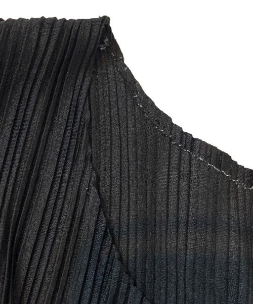 PLEATS PLEASE（プリーツプリーズ）PLEATS PLEASE (プリーツプリーズ) プリーツカットソー ブラック サイズ:3の古着・服飾アイテム