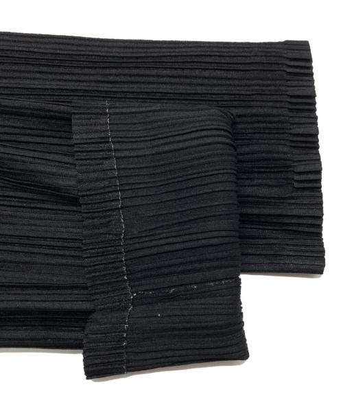 PLEATS PLEASE（プリーツプリーズ）PLEATS PLEASE (プリーツプリーズ) プリーツカットソー ブラック サイズ:3の古着・服飾アイテム