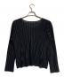 PLEATS PLEASE (プリーツプリーズ) プリーツカットソー ブラック サイズ:3：20000円