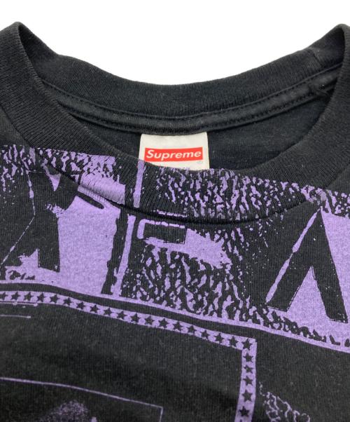 SUPREME（シュプリーム）Supreme (シュプリーム) collage TEE ブラック×パープル サイズ:Lの古着・服飾アイテム