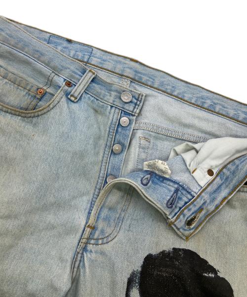LEVI'S（リーバイス）LEVI'S (リーバイス) ペイントリメイクデニムパンツ インディゴ サイズ:34の古着・服飾アイテム
