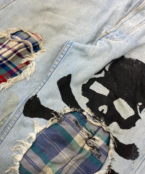 LEVI'S（リーバイス）LEVI'S (リーバイス) ペイントリメイクデニムパンツ インディゴ サイズ:34の古着・服飾アイテム
