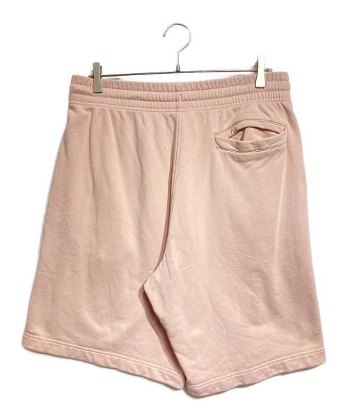 maison kitsune（メゾンキツネ）maison kitsune (メゾンキツネ) BOLD FOX HEAD PATCH OVERSIZE JOG SHORTS ピンク サイズ:Lの古着・服飾アイテム
