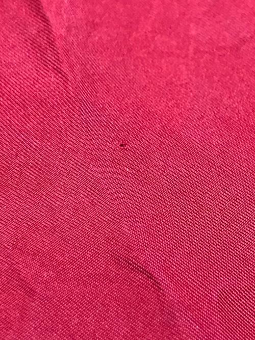 RALPH LAUREN（ラルフローレン）RALPH LAUREN (ラルフローレン) 90s シルクサテンシャツ レッド サイズ:Mの古着・服飾アイテム