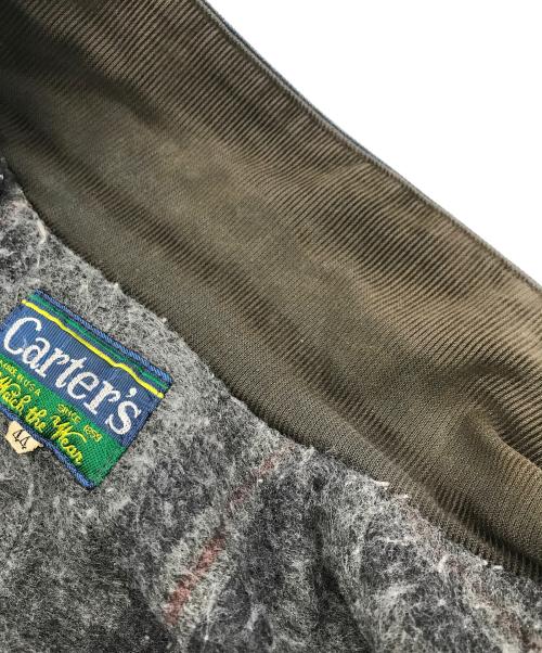 Carter's（カーターズ）Carter's (カーターズ) 80s コーデュロイカラーカバーオール インディゴ サイズ:44の古着・服飾アイテム