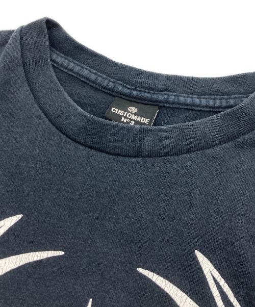stussy（ステューシー）stussy (ステューシー) プリントTシャツ ネイビー サイズ:不明の古着・服飾アイテム