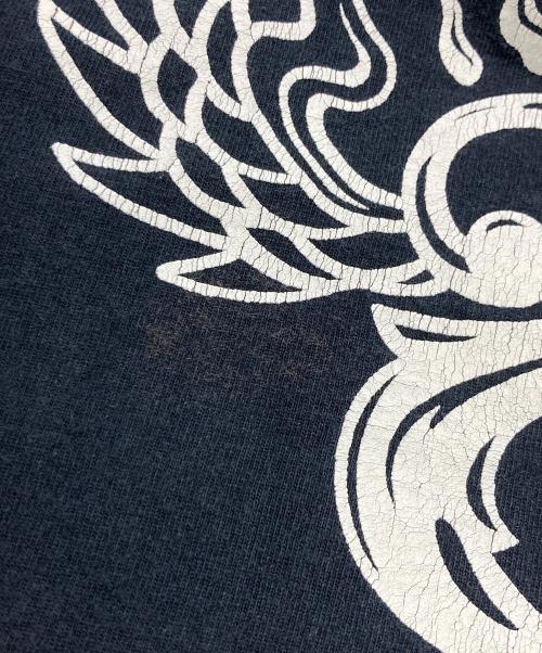 stussy（ステューシー）stussy (ステューシー) プリントTシャツ ネイビー サイズ:不明の古着・服飾アイテム