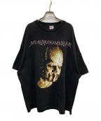 MUSHROOMHEADマッシュルームヘッド）の古着「バンドプリントTシャツ」｜ブラック