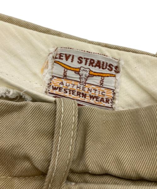 LEVI'S（リーバイス）LEVI'S (リーバイス) 40s コットンツイルランチパンツ ベージュ サイズ:70cmの古着・服飾アイテム