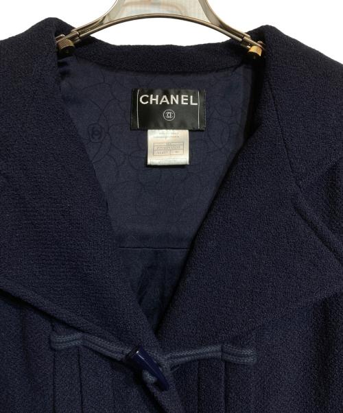 CHANEL（シャネル）CHANEL (シャネル) ショートダッフルコート ネイビー サイズ:40の古着・服飾アイテム