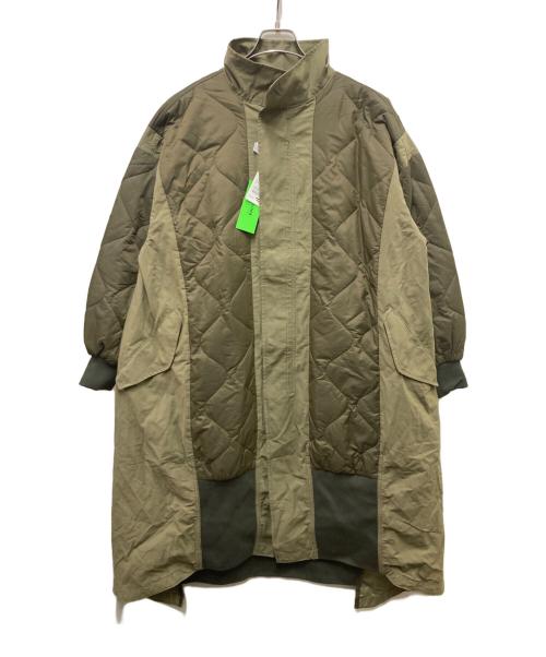 etsinta（エシンタ）etsinta (エシンタ) マキシリメイクモッズコート オリーブ サイズ:ONEの古着・服飾アイテム
