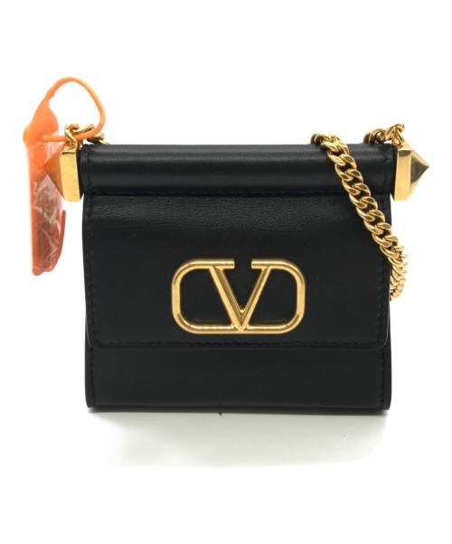 VALENTINO（ヴァレンティノ）VALENTINO (ヴァレンティノ) micro cross チェーンショルダーバッグ ブラックの古着・服飾アイテム