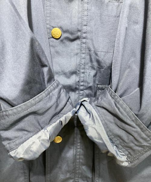 Eddie Bauer（エディーバウアー）Eddie Bauer (エディーバウアー) 80sステンカラージップアップコート ネイビー サイズ:XLの古着・服飾アイテム