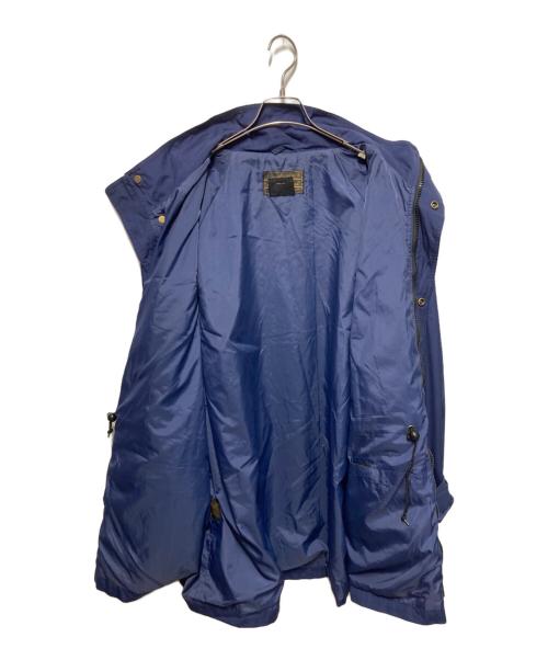 Eddie Bauer（エディーバウアー）Eddie Bauer (エディーバウアー) 80sステンカラージップアップコート ネイビー サイズ:XLの古着・服飾アイテム