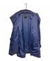 中古・古着 Eddie Bauer (エディーバウアー) 80sステンカラージップアップコート ネイビー サイズ:XL：7000円
