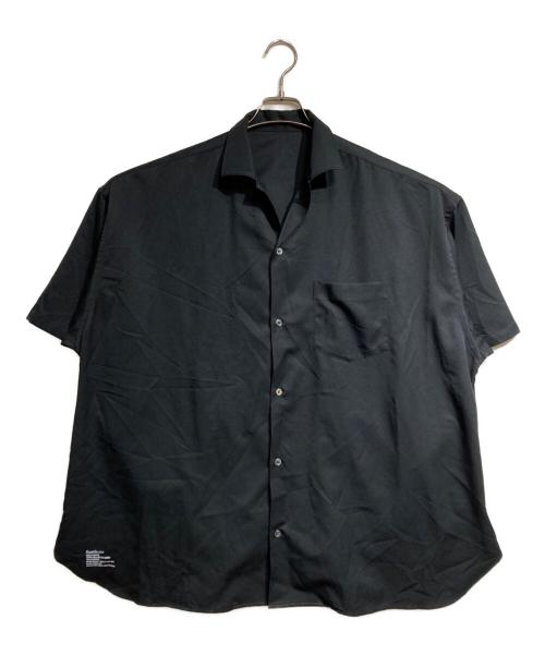 FreshService（フレッシュサービス）FreshService (フレッシュサービス) COOLFIBER OPEN COLLAR S/S SHIRT/クールファイバー オープンカラー ショートスリーブ シャツ ブラック サイズ:Lの古着・服飾アイテム