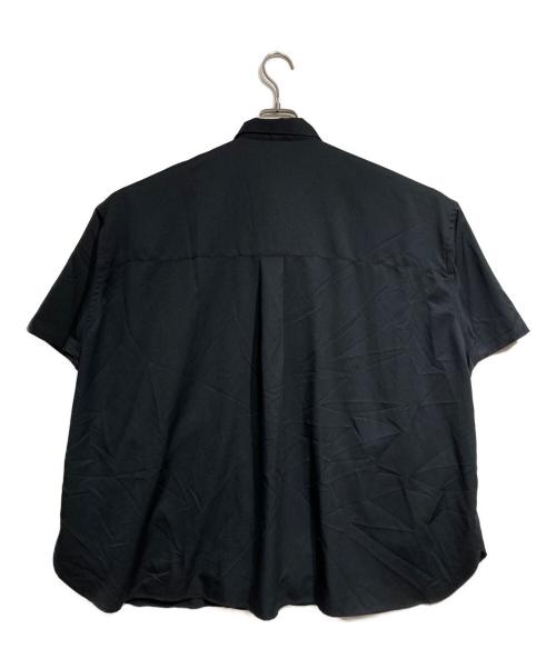FreshService（フレッシュサービス）FreshService (フレッシュサービス) COOLFIBER OPEN COLLAR S/S SHIRT/クールファイバー オープンカラー ショートスリーブ シャツ ブラック サイズ:Lの古着・服飾アイテム
