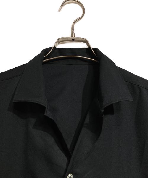 FreshService（フレッシュサービス）FreshService (フレッシュサービス) COOLFIBER OPEN COLLAR S/S SHIRT/クールファイバー オープンカラー ショートスリーブ シャツ ブラック サイズ:Lの古着・服飾アイテム