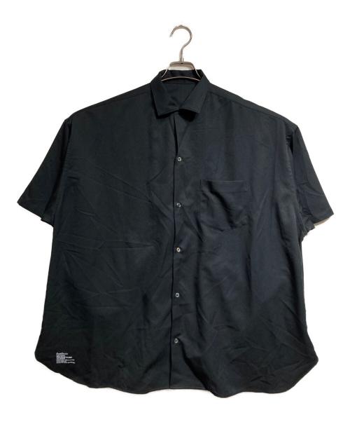 FreshService（フレッシュサービス）FreshService (フレッシュサービス) COOLFIBER OPEN COLLAR S/S SHIRT/クールファイバー オープンカラー ショートスリーブ シャツ ブラック サイズ:Lの古着・服飾アイテム