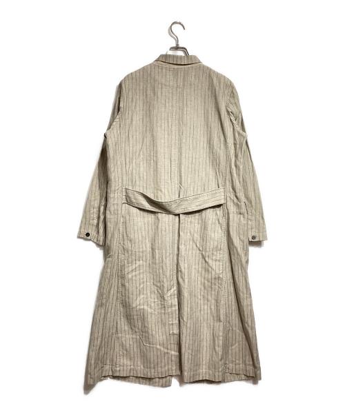 plantation（プランテーション）plantation (プランテーション) CLヘリンボンチェスターコート/Herringbone Chester Coat グレー サイズ:Mの古着・服飾アイテム