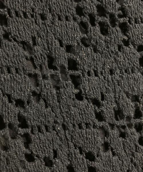 JIL SANDER（ジルサンダー）JIL SANDER (ジルサンダー) レースニットスカート/ lace knit skirt ブラック サイズ:34の古着・服飾アイテム