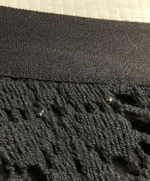 JIL SANDER（ジルサンダー）JIL SANDER (ジルサンダー) レースニットスカート/ lace knit skirt ブラック サイズ:34の古着・服飾アイテム