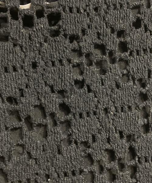 JIL SANDER（ジルサンダー）JIL SANDER (ジルサンダー) レースニットスカート/ lace knit skirt ブラック サイズ:34の古着・服飾アイテム