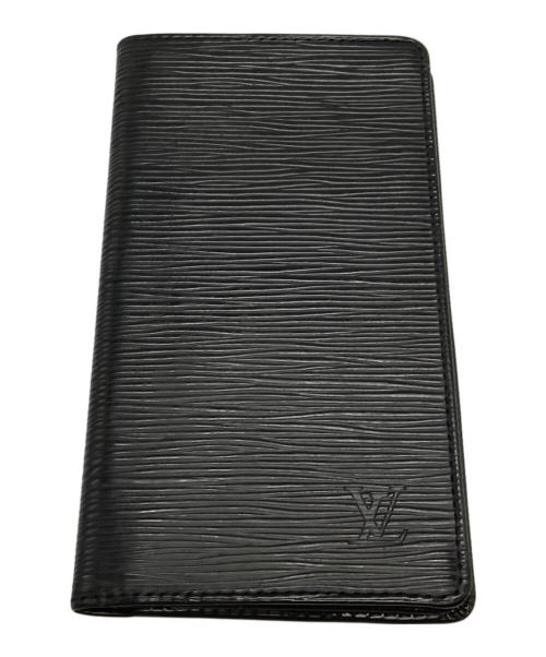LOUIS VUITTON（ルイ ヴィトン）LOUIS VUITTON (ルイ ヴィトン) 2つ折り財布/エピ ポルトカルト クレディ ブラックの古着・服飾アイテム