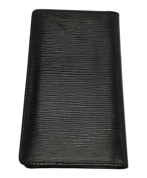 LOUIS VUITTON（ルイ ヴィトン）LOUIS VUITTON (ルイ ヴィトン) 2つ折り財布/エピ ポルトカルト クレディ ブラックの古着・服飾アイテム