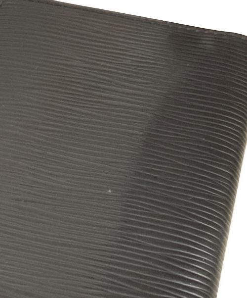 LOUIS VUITTON（ルイ ヴィトン）LOUIS VUITTON (ルイ ヴィトン) 2つ折り財布/エピ ポルトカルト クレディ ブラックの古着・服飾アイテム