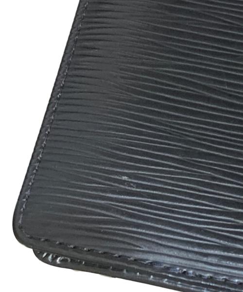 LOUIS VUITTON（ルイ ヴィトン）LOUIS VUITTON (ルイ ヴィトン) 2つ折り財布/エピ ポルトカルト クレディ ブラックの古着・服飾アイテム