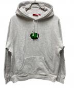 SUPREMEシュプリーム）の古着「Apple Hooded Sweatshirt」｜グレー