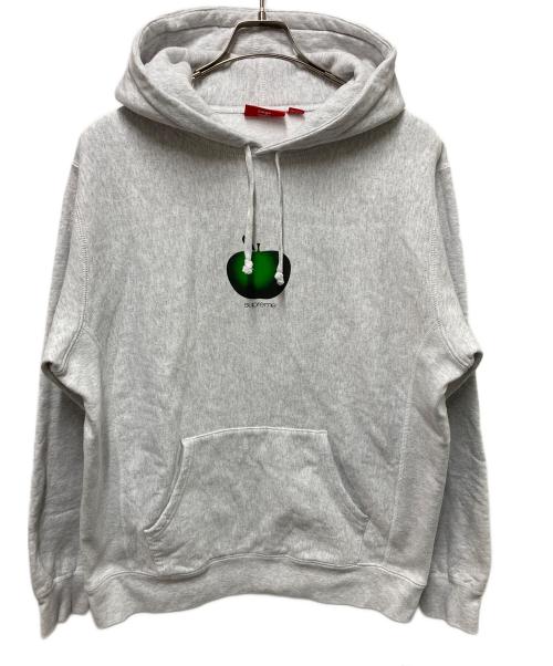 SUPREME（シュプリーム）Supreme (シュプリーム) Apple Hooded Sweatshirt グレー サイズ:Lの古着・服飾アイテム