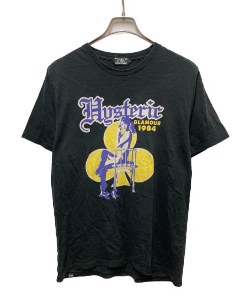 Hysteric Glamour（ヒステリックグラマー）Hysteric Glamour (ヒステリックグラマー) ヒスガールプリントTシャツ ブラック サイズ:Lの古着・服飾アイテム