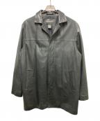 BANANA REPUBLICバナナリパブリック）の古着「レザーコート」｜ブラック